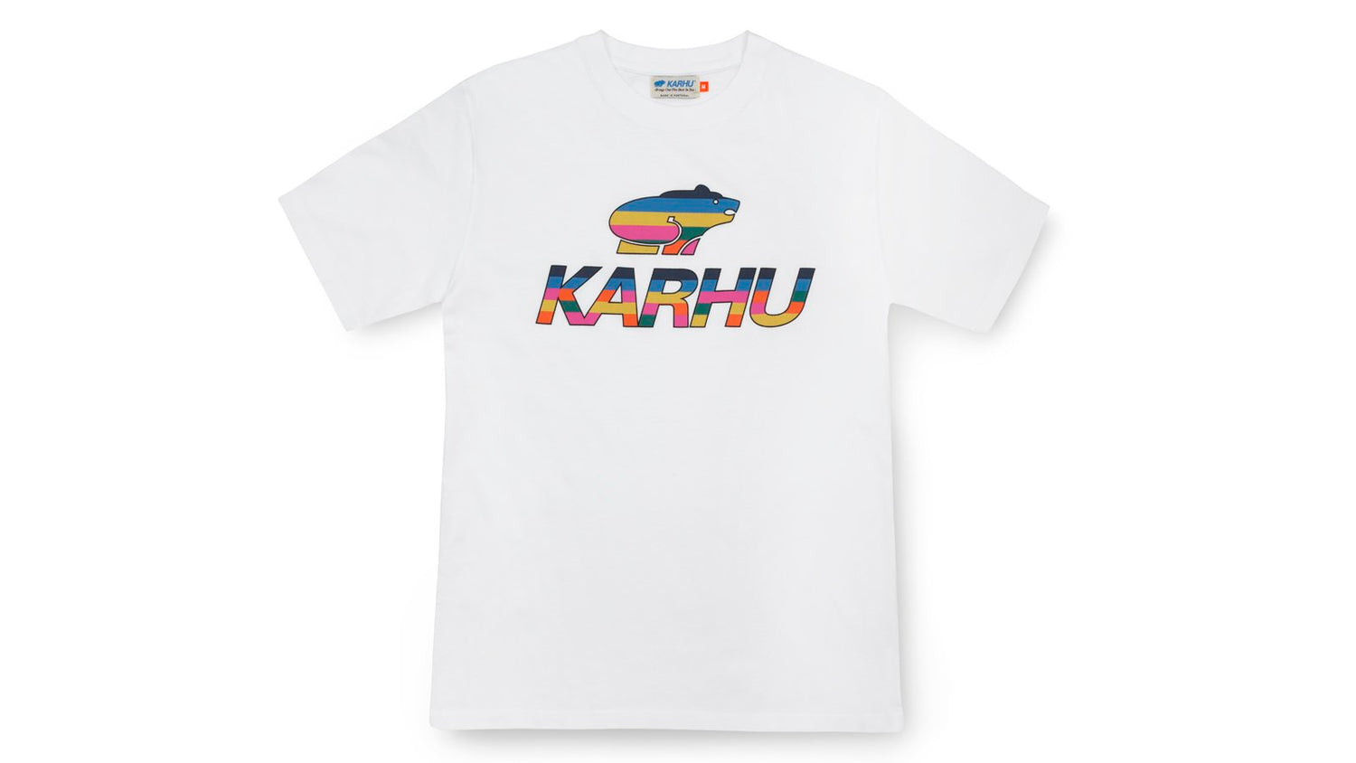 Karhu Team College Big Logo T-Shirt White MC OG front