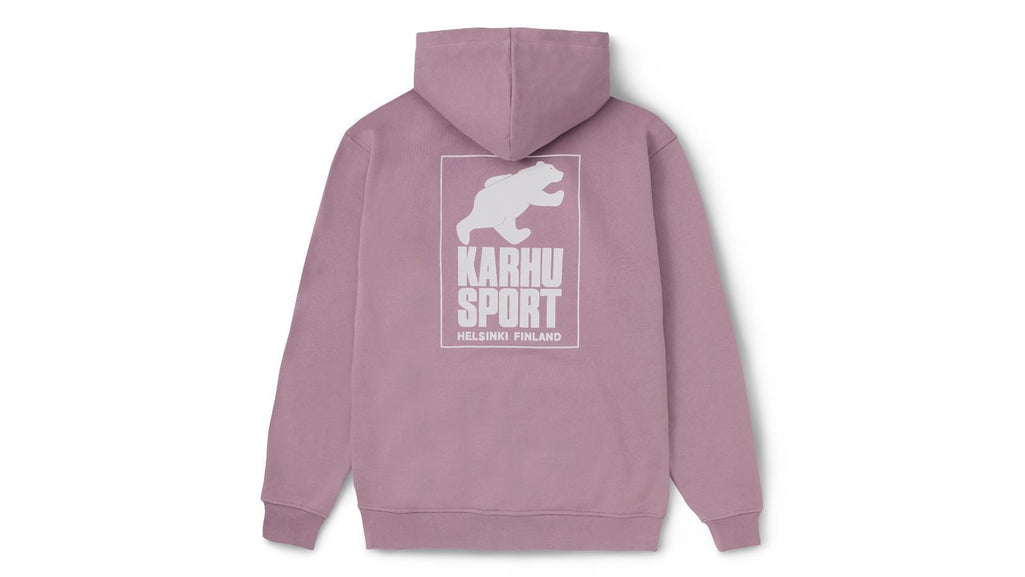 Helsinki sport hoodie - elderberry / lily white